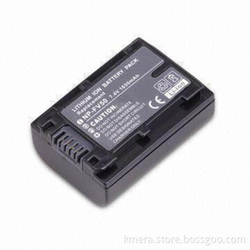 1,030mAh Digital Camcorder Battery, Replacement for Sony NP-FV50